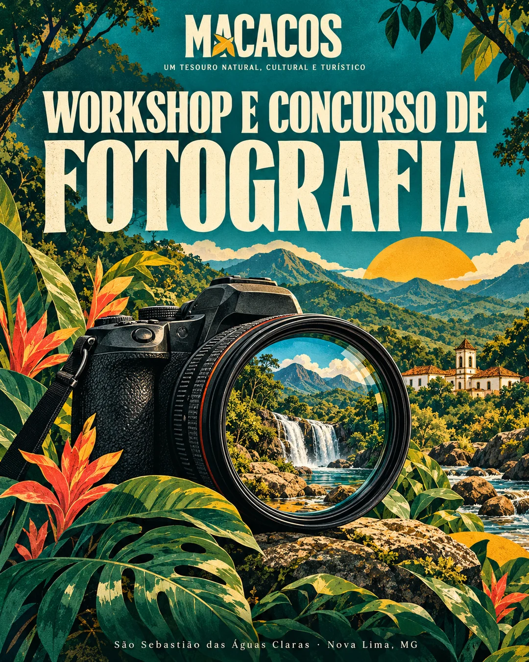 Cartaz do Workshop e Concurso de Fotografia